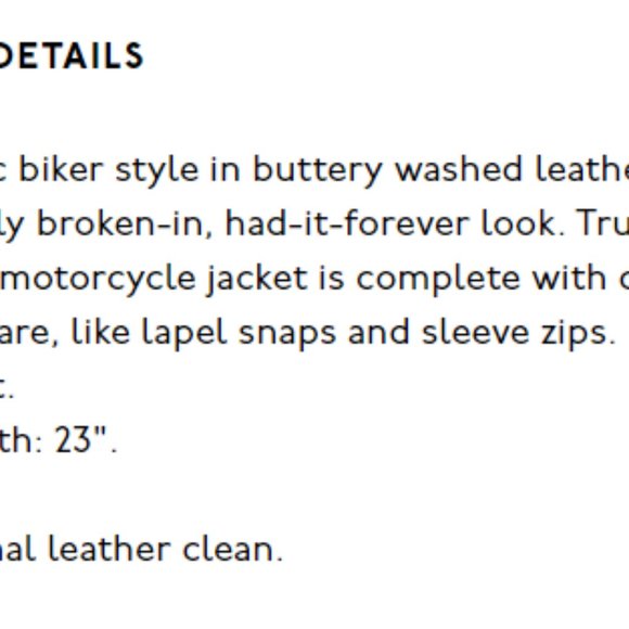 Washed Leather Motorcycle Jacket - Picture 4 of 6